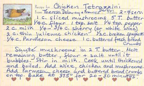 chicken-Tetrizzini